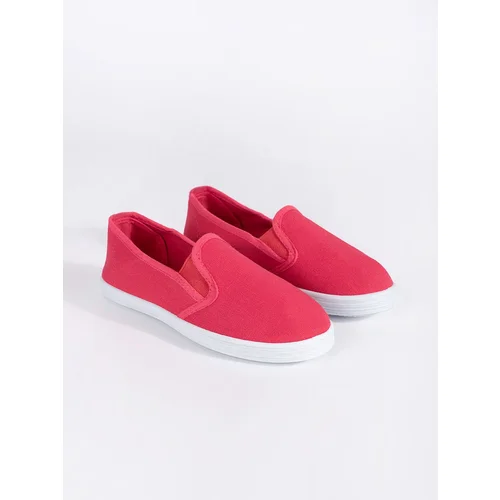 Shelvt Red slip-on sneakers for kids