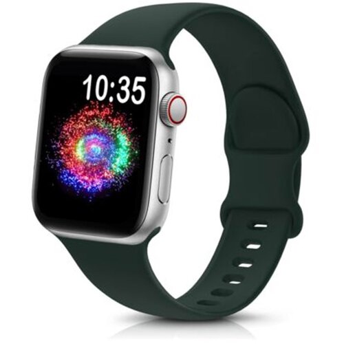  apple watch silicone strap olive green m/l 38/40/41mm Slike