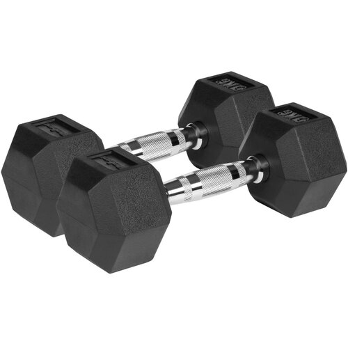 Rebel ACTIVE Gumirani HEX tegovi (bučice), par 2x5 kg, model RBA-2325-05 Cene