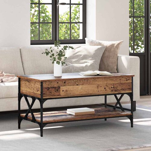 VidaXL Klubska miza Star les 100 x 50 x 50 cm Konstruiran les Slike