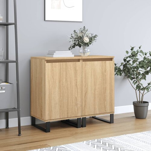 VidaXL Komode 2 kom boja hrasta sonome 40x35x70 cm konstruirano drvo Slike