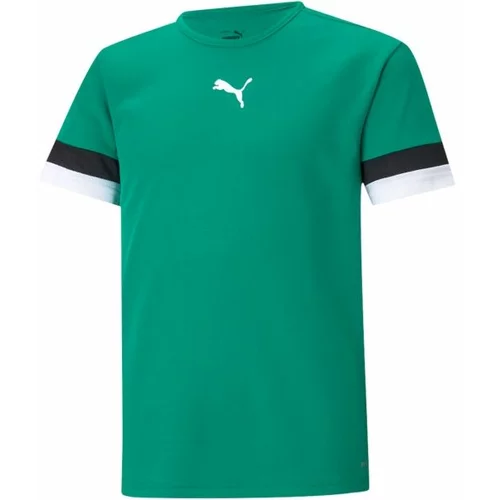 Puma TEAMRISE JERSEY JR Dječja majica za nogomet, zelena, veličina