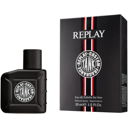 Replay Mu&amp;scaron;ka toaletna voda Tank Custom For Him, EDTV, 30 ml Slike