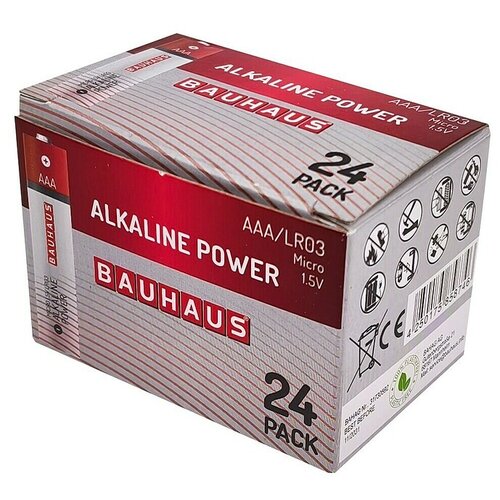 BAUHAUS Alkalna baterija Power (Micro AAA, Alkalijski (mangan), 1,5 V, 24 kos) Cene