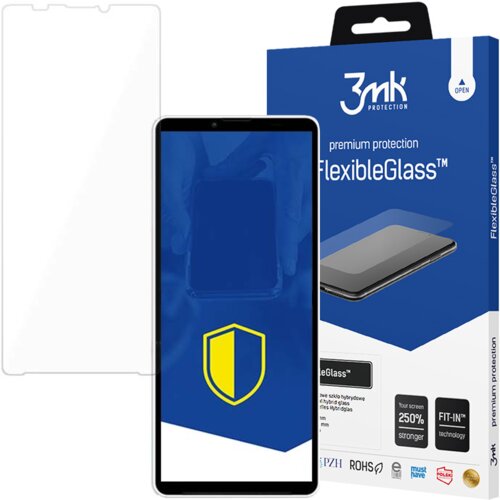 3mk FLEXIBLEGLASS LITE ZA SONY XPERIA 10 V OVITEK IZ KALJENEGA STEKLA, (21966157) Slike