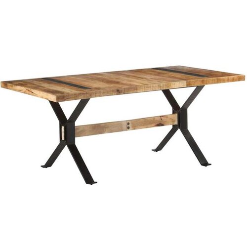  Jedilna miza 180x90x76 cm robusten mangov les Cene