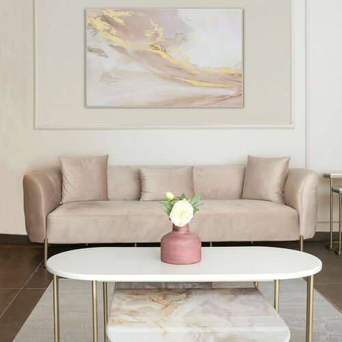 Atelier Del Sofa macaroon - cream cream 3-Seat sofa Cene
