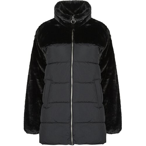 Only ONLWANJA FUR PUFFER MIX COAT CC OTW Crna Slike