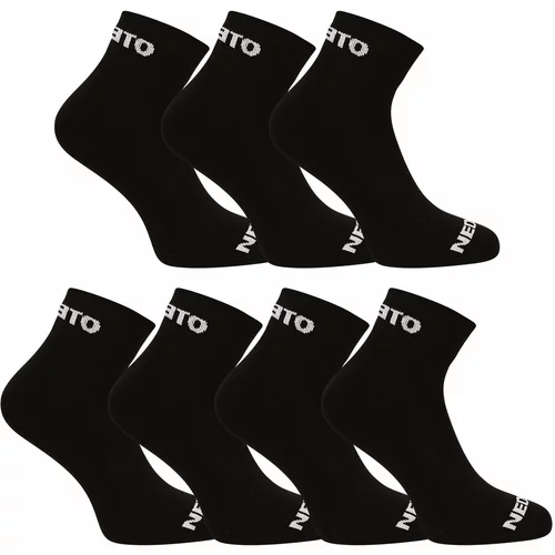 Nedeto 7PACK socks ankle black