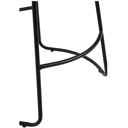 Premier Housewares Crna/smeđa podstavljena barska stolica (visine sjedala 64 cm) Brixton &amp;ndash; Slike