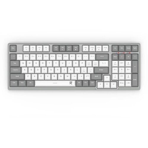 Redragon BK-7114 bežična tastatura, bela/siva Cene