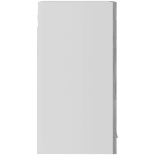 VidaXL Viseča steklena omarica betonsko siva 60x31x60 cm iverna pl., (20621378) Slike