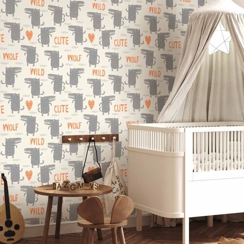  Tapeta - Cute Wolf 50x1000 Vodootporna Slike