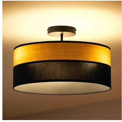  plafonski luster alba 3xE27/15W/230V, prečnik 40 cm, crna/smeđa Cene
