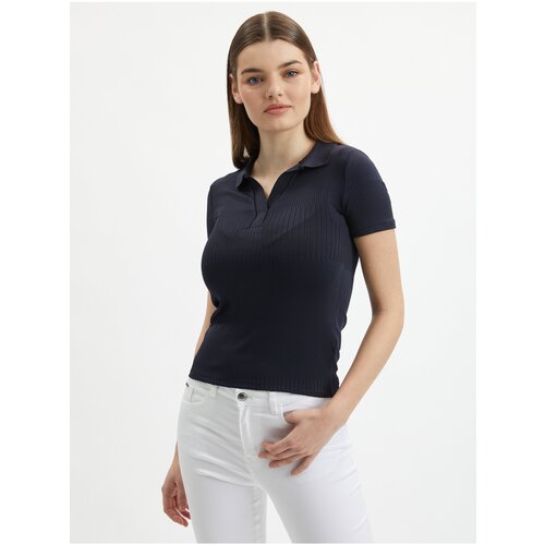 Orsay Dark blue Womens Knitted Polo T-Shirt - Women Cene