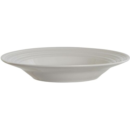  Globok Krožnik DKD Home Decor Bela Porcelan 20 x 20 x 3 cm Slike