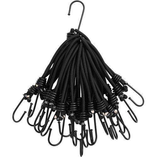  Uže za bungee s kukama 25 kom 17 cm Slike