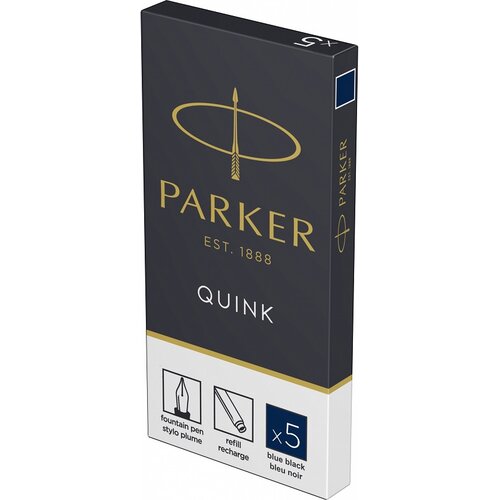 Parker patrone za nalivpero Royal Quink Blue/Black Permanent Slike