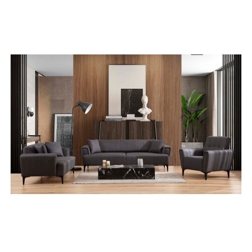 Atelier Del Sofa hamlet - dark grey 3-Seat -bed Slike