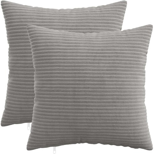  Presvlaka za jastuk 2 pcs HEERLEN Svjetlosiva 35 x 35 cm Kord Cene