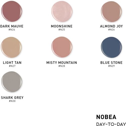 NOBEA Day-to-Day Gel-like Nail Polish lak za nohte z gel učinkom odtenek Dark cherry #N09 6 ml Slike