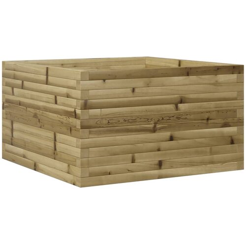VidaXL Vrtno cvetlično korito 80x80x45,5 cm impregnirana borovina, (21255669) Slike