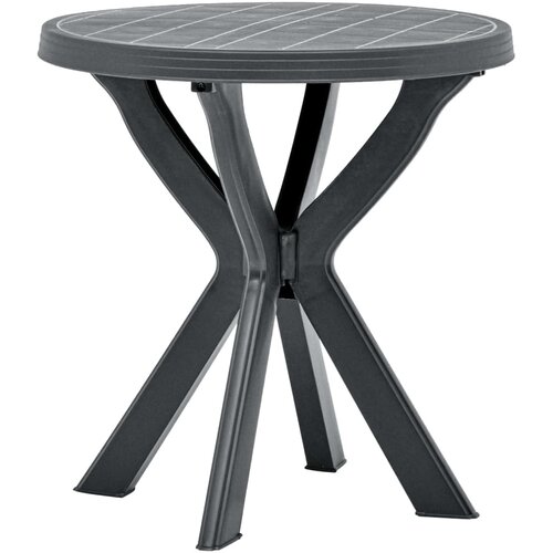Bistro stol antracit &amp;Oslash; 70 cm plastični Slike