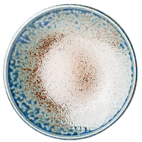 MIJ Bež-moder keramičen krožnik Earth & Sky, ø 20 cm Cene