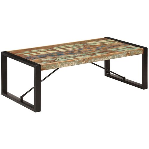  Stolić za kavu od masivnog obnovljenog drva 120 x 60 x 40 cm Slike