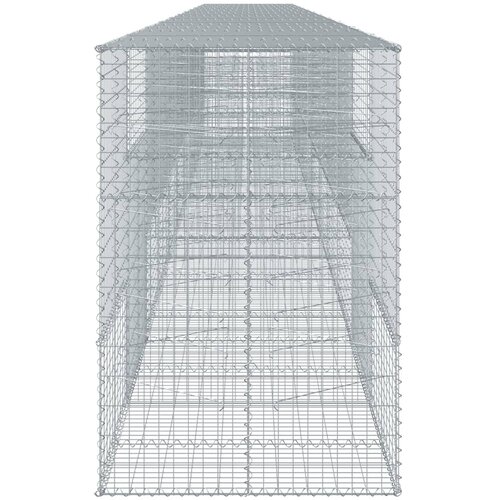  Gabionska ko&amp;scaron;ara s poklopcem 1100x100x150 cm pocinčano željezo Slike