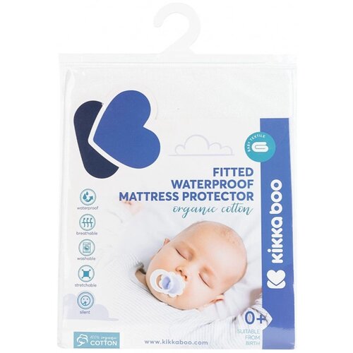  Za&amp;scaron;titna navlaka za du&amp;scaron;ek 60/120/15 cm Organic Cotton KKB70016 Slike