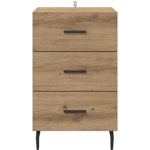  Noćni ormar Umjetnički hrast 40 x 40 x 66 cm Konstruirano drvo Slike