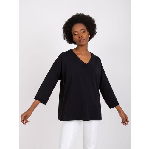 RUE PARIS Blouse-RV-BZ-7558.30-black Slike