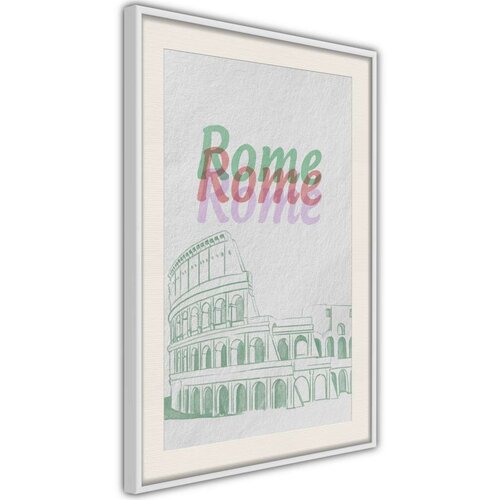  Poster - Pastel Rome 20x30 Slike