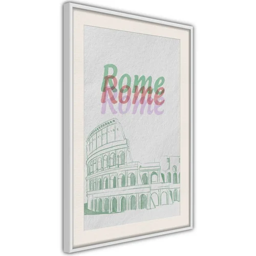  Poster - Pastel Rome 20x30