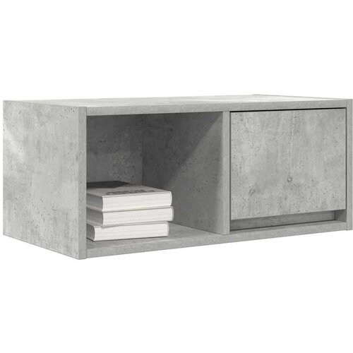VidaXL TV omarica betonsko siva 60x31x25,5 cm inženirski les Slike