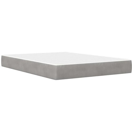  Okvir kreveta s madracem Zidne 2 pcs Svijetlo siva Bar&amp;scaron;un - Svjetlosiva 140 x 200 cm Slike