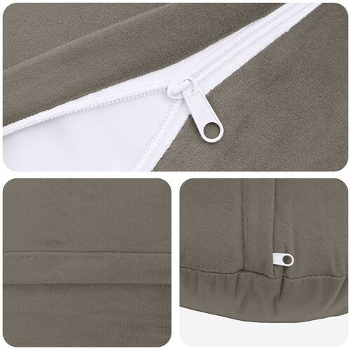  Presvlaka za jastuk 6 pcs HEERLEN Svjetlosiva &amp;Oslash; 60 cm Bar&amp;scaron;un Slike