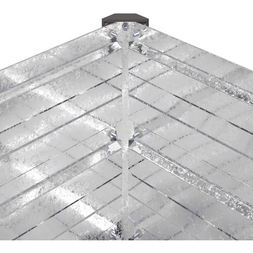  Povi&amp;scaron;eni vrtni krevet Srebrna 160 x 80 x 55 cm cinkani Slike