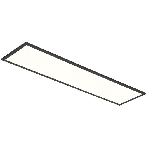 QAZQA LED panel črn pravokoten vklj. LED 3-stopenjsko zatemnitev - Reeves Cene