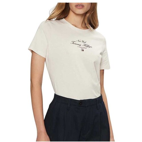 Tommy Hilfiger bela ženska majica THWW0WW43895-Z00 Cene
