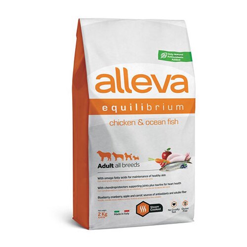 Alleva hrana za pse piletina riba 2kg medium adult equilibrium ALP6002 Slike