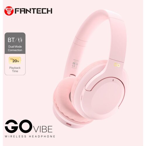 Fantech bluetooth slušalice go vibe WH05 pink Cene