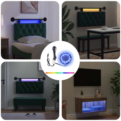  LED traka s LED trakama Crna 180 cm SMD5050 Slike