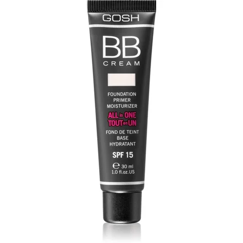 Gosh BB vlažilna BB krema SPF 15 odtenek 001 Sand 30 ml