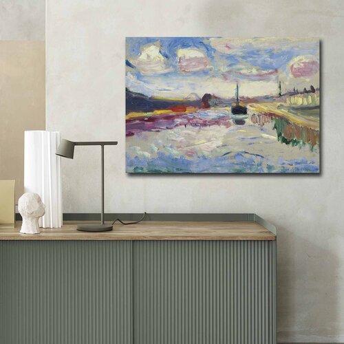 Wallity Slika na zidu na platnu 70x100cm Cijene