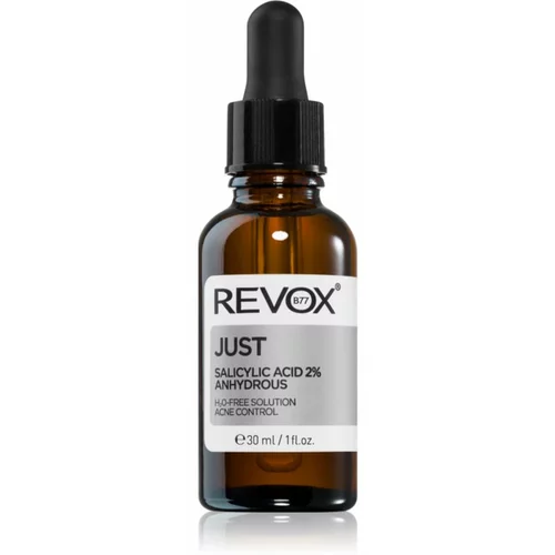 REVOX B77 Just Salicylic Acid 2% Anhydrous eksfolijacijski serum za piling za lice 30 ml