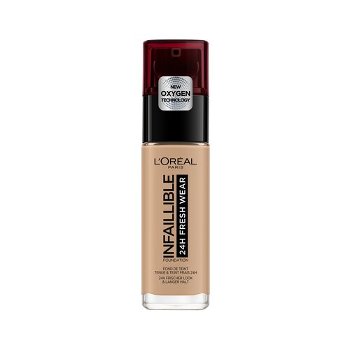 L&amp;acute;Or&amp;eacute;al Paris Infallible 24H Fresh Wear dolgoobstojen puder 30 ml odtenek 220 Sand Slike