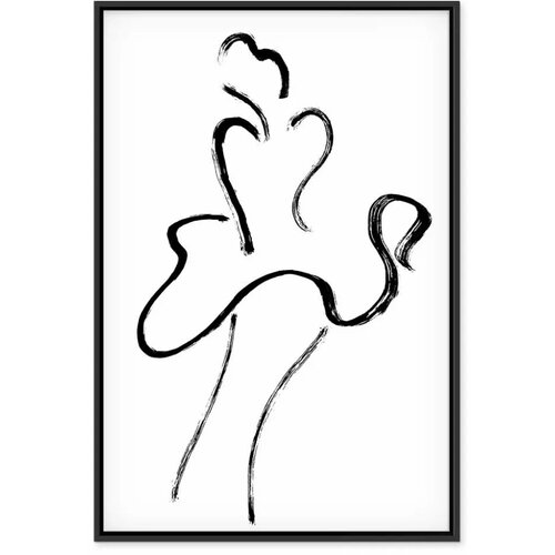  Slika - Marylin (1 Part) Vertical 80x120 U crnom drvenom okviru Slike