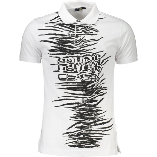 Cavalli Class POLO SHORT SLEEVES MEN WHITE Slike